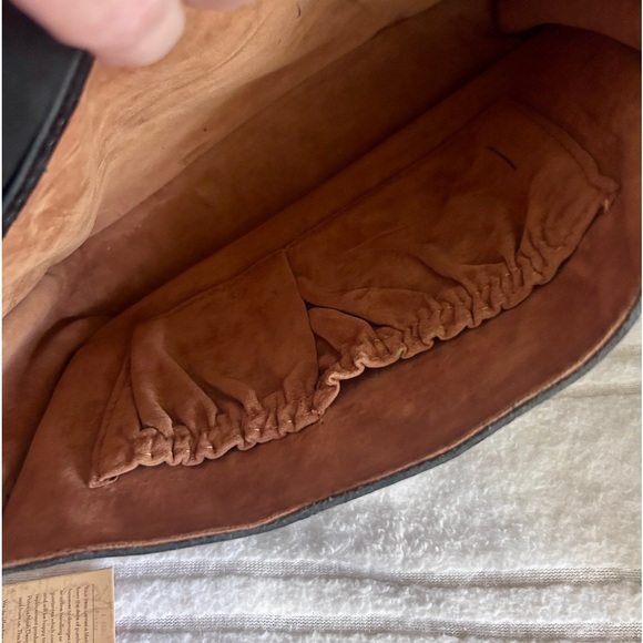 NWOT Patricia Nash Black Leather Hand Tooled Shoulder Bag Crossbody Purse Cover - Picture 10 of 17